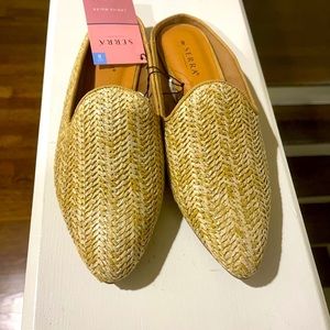 New with Tags - Woven Mules Women Size 8